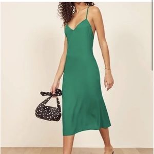 Green Reformation Kat Slip Dress